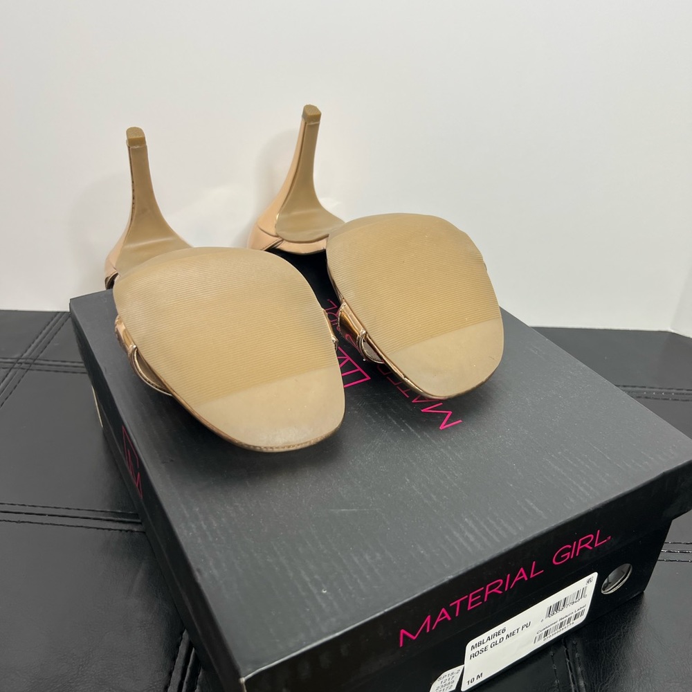 Material Girl. ROSE GOLD Sandals - Picture 4 of 4